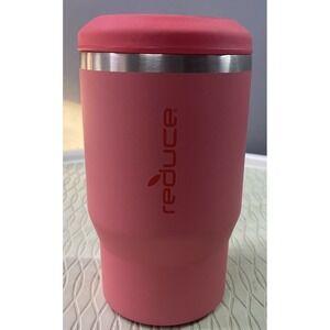 Reduce 4-in-1 Insulated Drink Cooler Tumbler 14oz Stainless Steel Coral 5.5" T